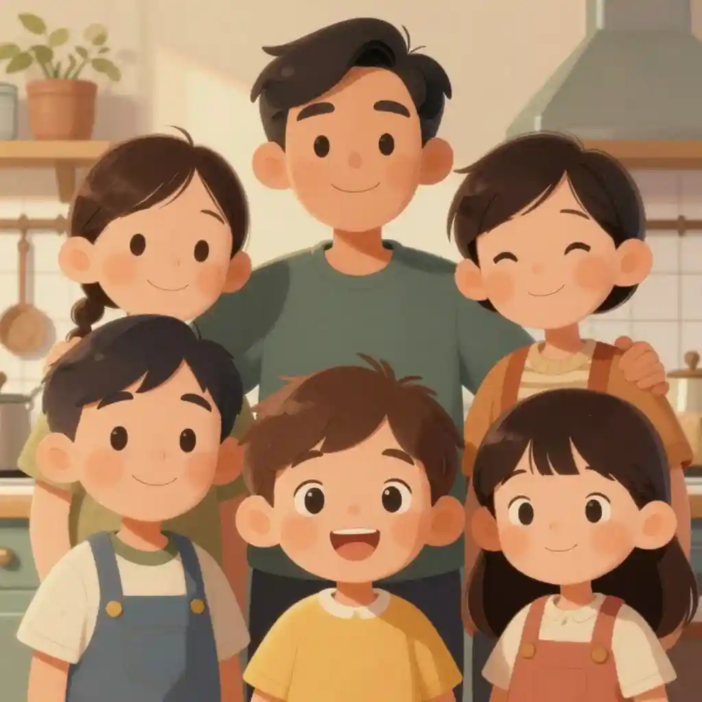Grandma’s Kitchen Joy style AI art example