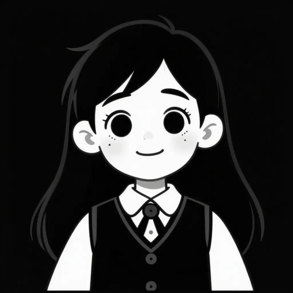Gothic Comic style AI art example
