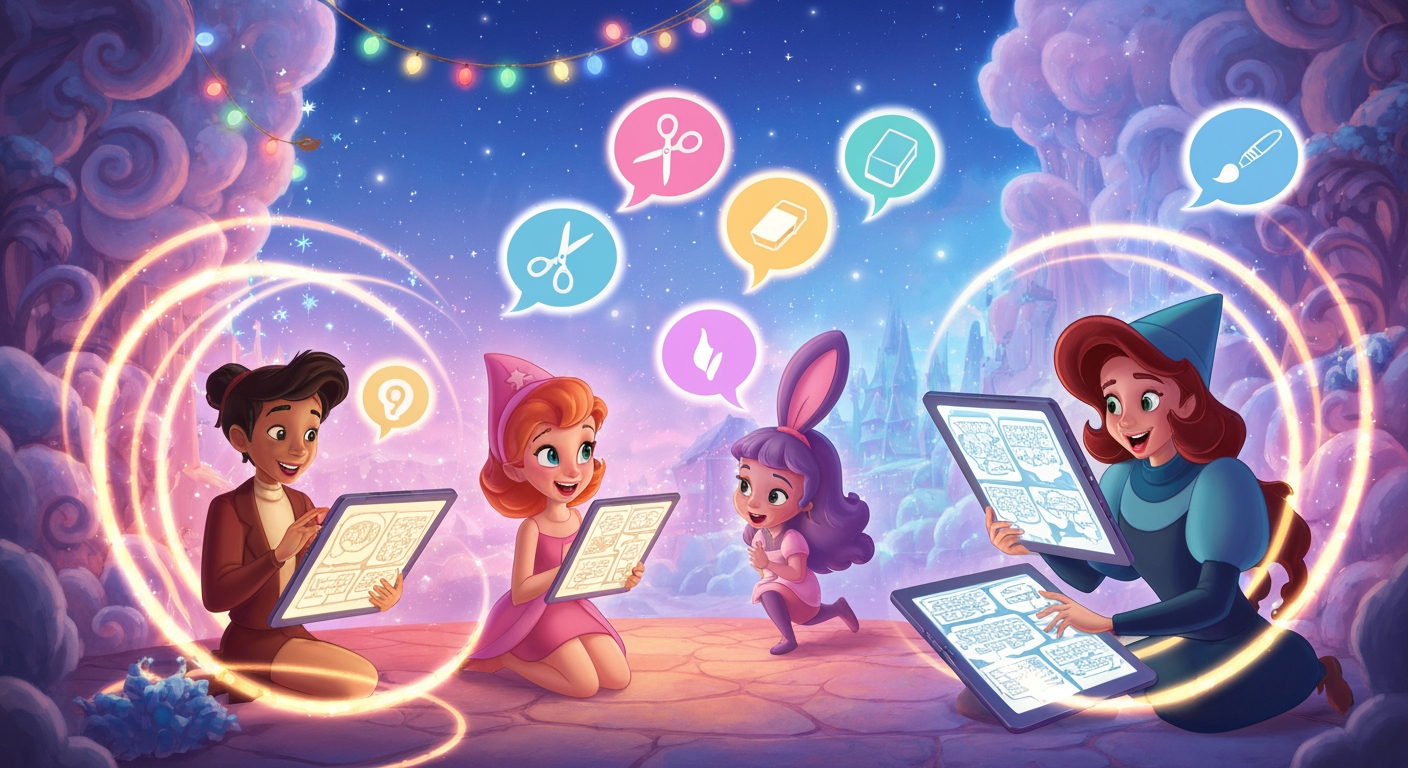 Creazione di Fumetti AI Trasformativa: Editing Avanzato, Casting dei Personaggi e Voce Video Potenziata