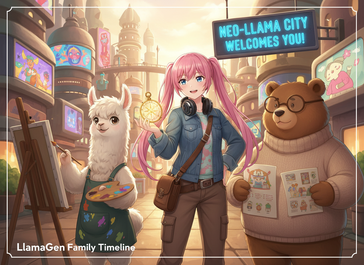 Lumi arrives in Neo-Llama City