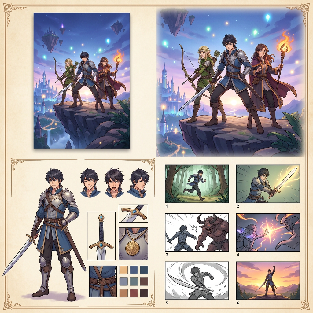 Fantasy Manhwa project idea 5