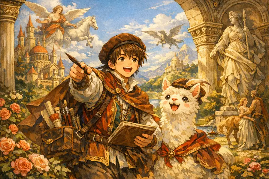 Renaissance generated style sample