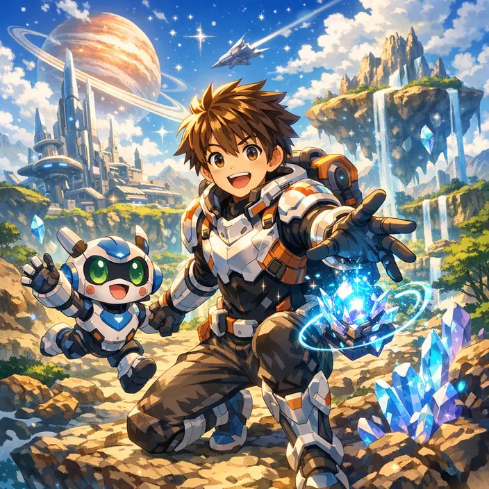 Sci-Fi Manga solution proof sample