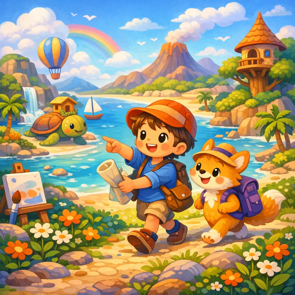 The Imaginary Island solution proof sample