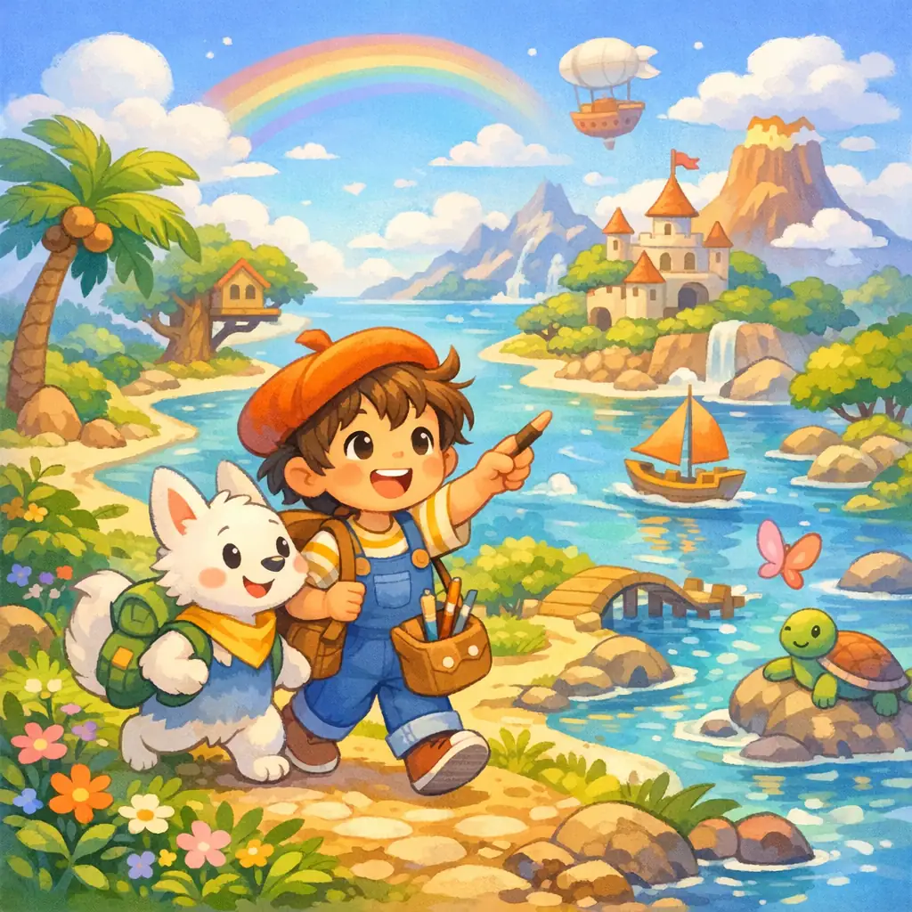 The Imaginary Island story problem sample 3