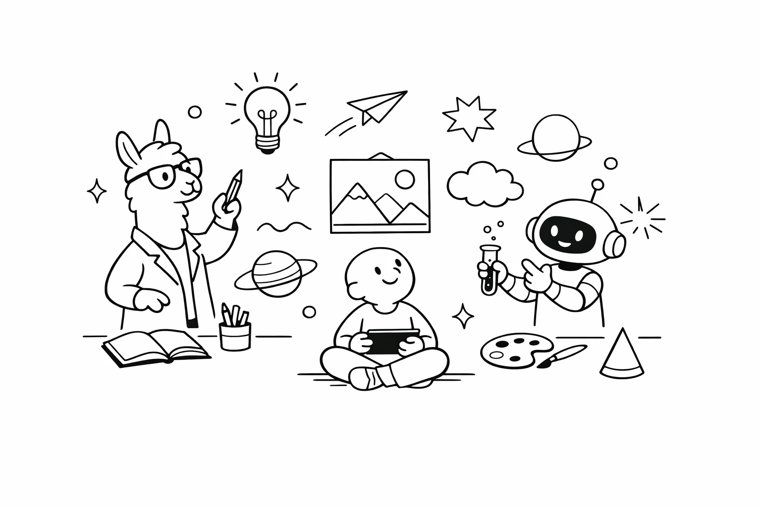 Xkcd Comic Book generated style sample