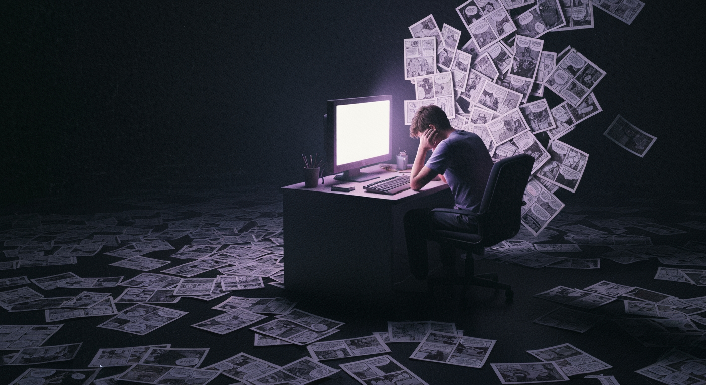 Kullanıcı Hikayesi: Ölçek Büyüdüğünde Mücadele Başlar: 300+ Çizgi Roman Panelini Yönetmenin Zorluğu