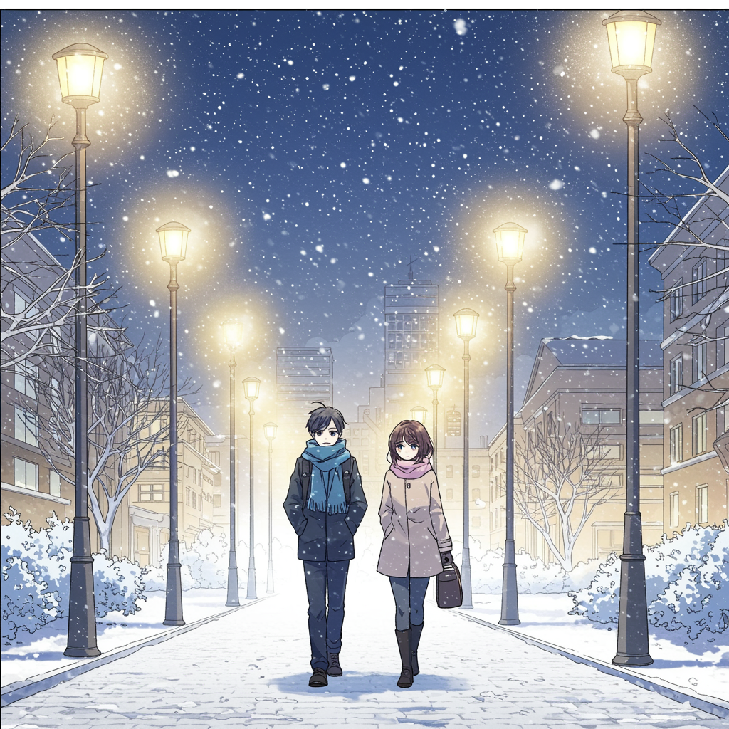 Love Story Comic generated style sample