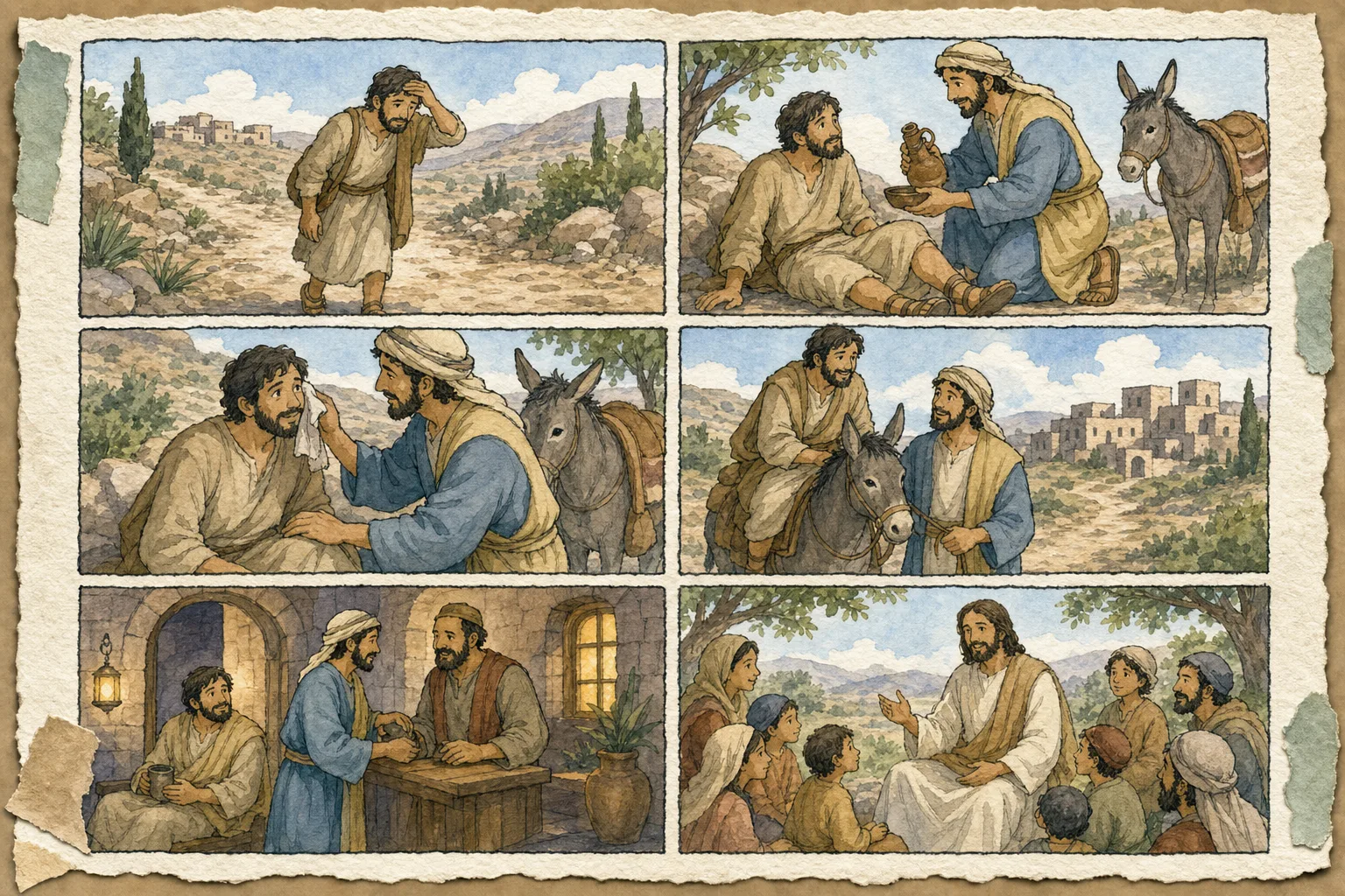 The Good Samaritan Bible comic gallery example