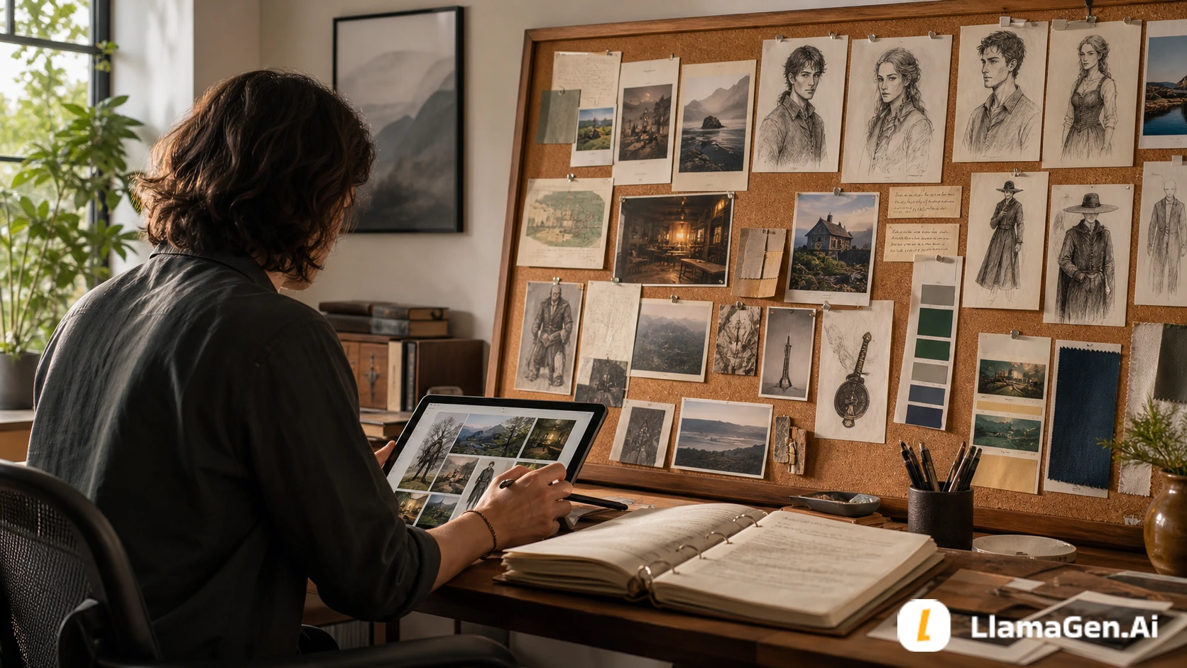 Story Bible to Visual Bible for Long-Form Fiction