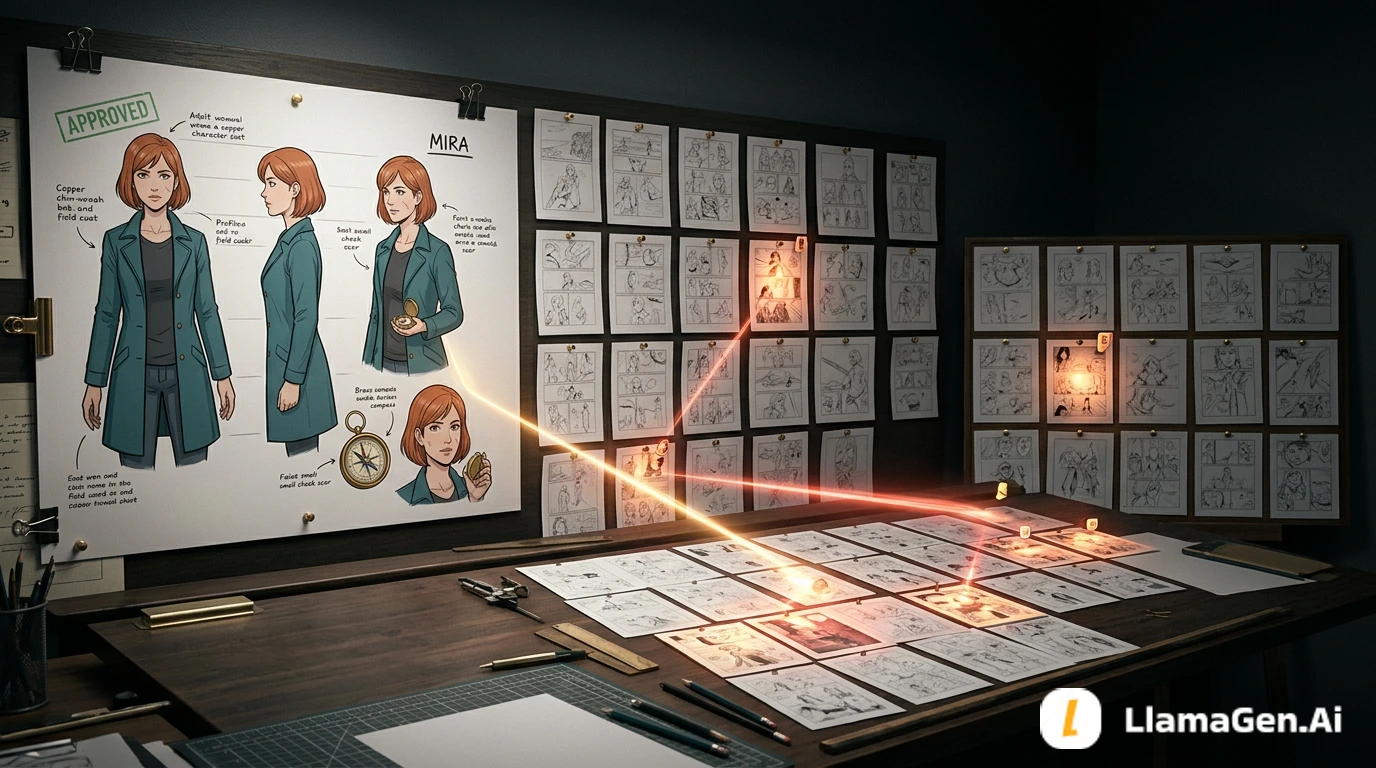 When a Character Reference Changes: Audit Every Affected Comic Page