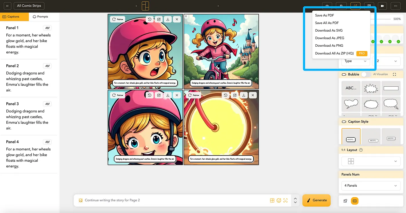 تصدير كتاب الأطفال الإلكتروني المصور الخاص بك