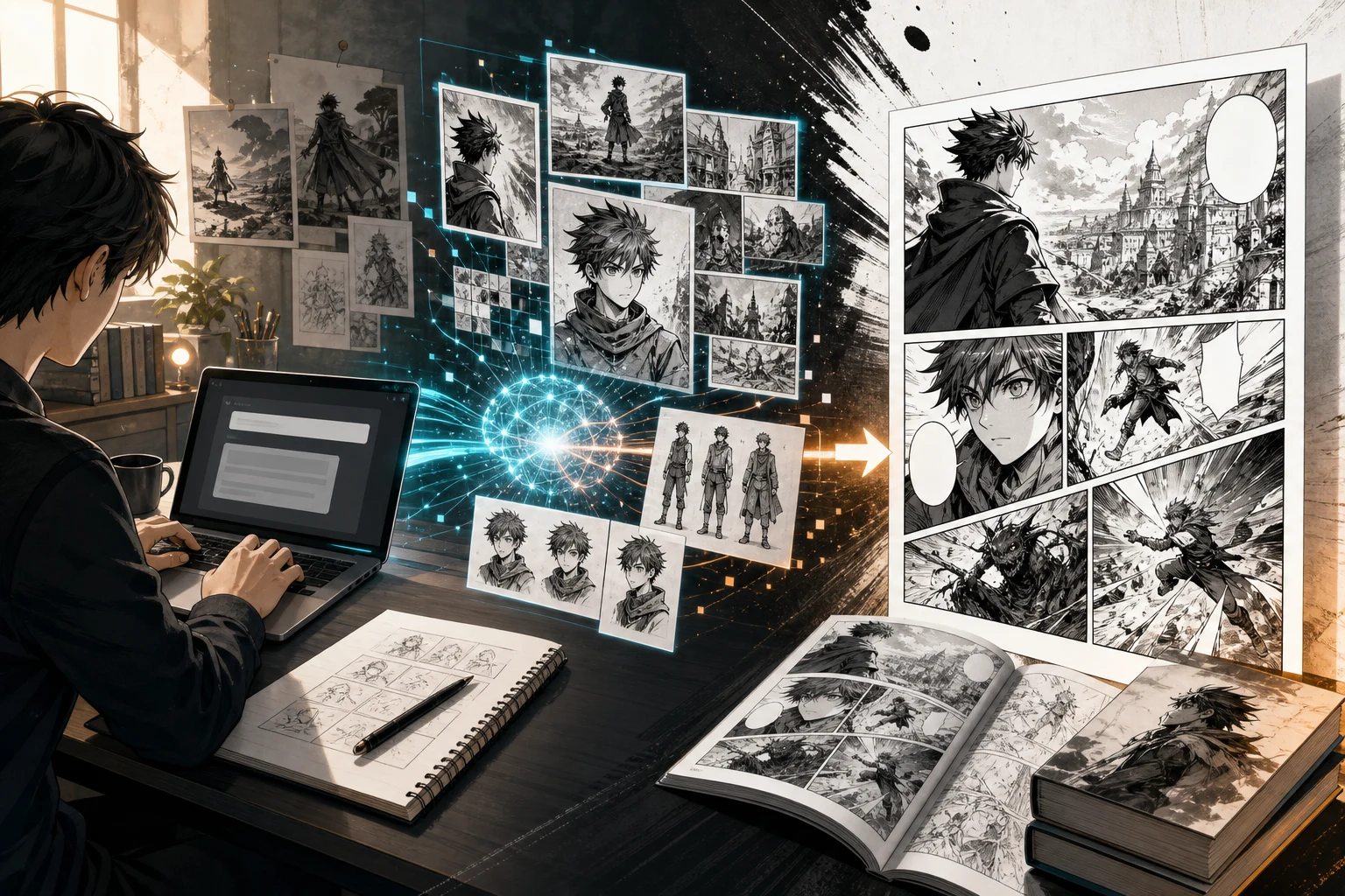Best AI Manga Generators in 2026: LlamaGen, ComicsAI, Jenova, OpenArt, Canva, Canvas and More