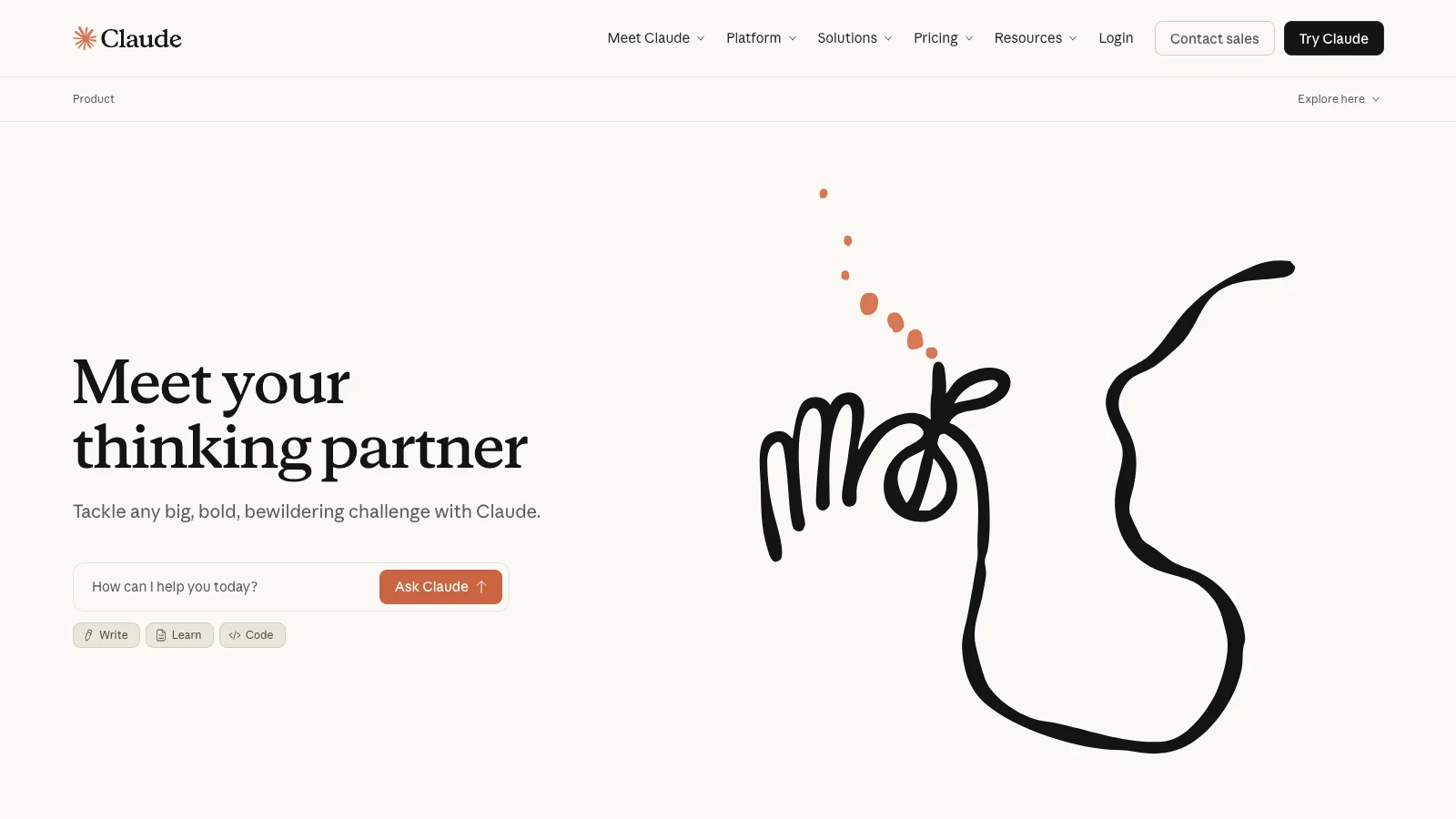 Claude long-context writing screenshot