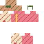 Strawberry Frog playable Minecraft skin texture atlas