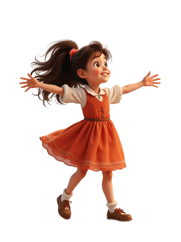 Adventurous Young Girl