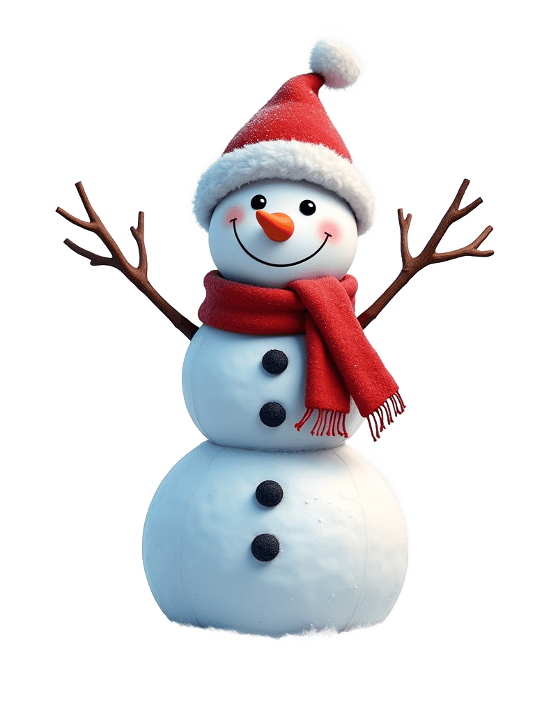 Cheerful Snowman