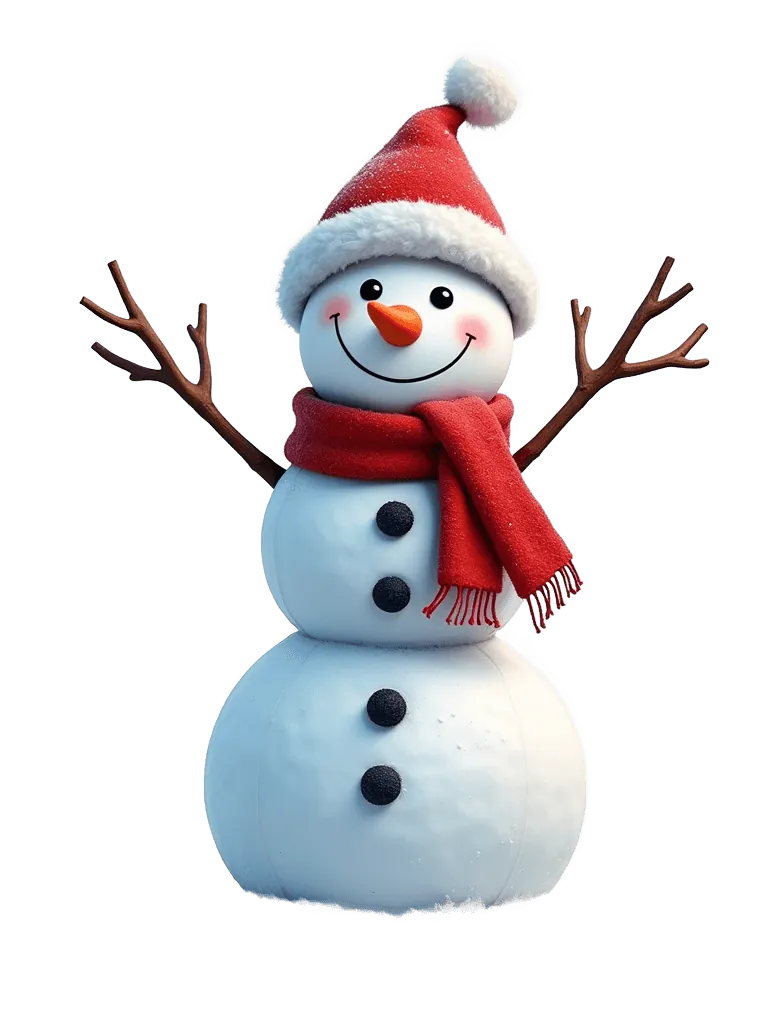 Cheerful Snowman