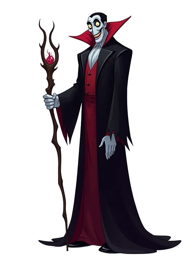 Evil Villain with a Curse