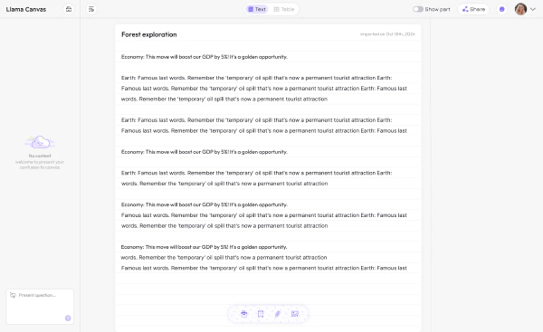 Narrative Flow Assistance