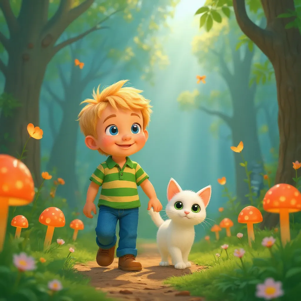 cartoon animation style, simplified features, bright colors, Disney-like animation, family-friendly