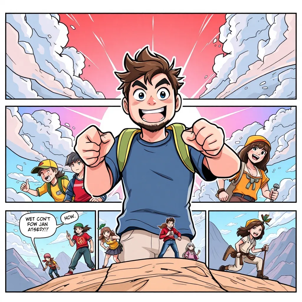 Dynamic Comic Art Style Guide - Vibrant, Cartoonish Techniques for Comics