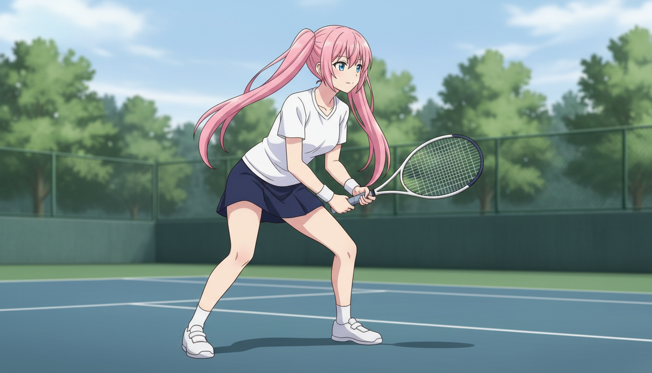 Tennis Motion first keyframe