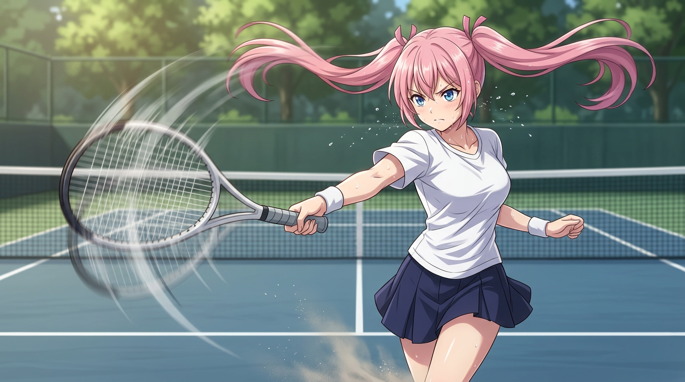 Tennis Motion last keyframe