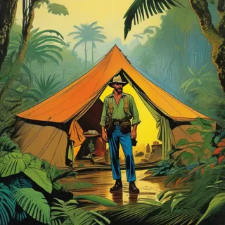 Forest Explorer comic book page