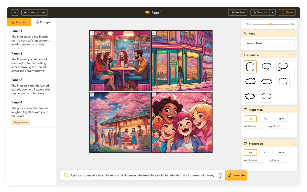 Next-Generation Comic Platform for artists around the world