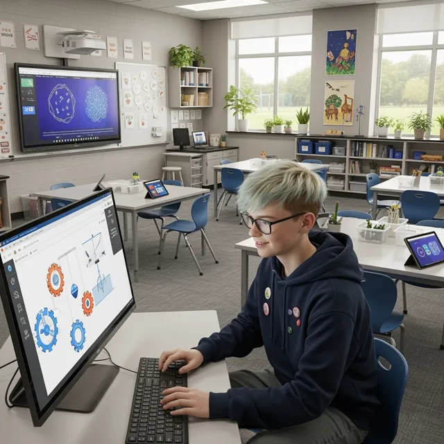Literature becomes exciting as fairy tale characters leap from a digital storybook into motion.
