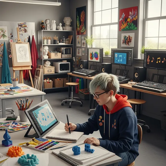 AI breathes new life into art, language, and music lessons, fueling creative collaboration.