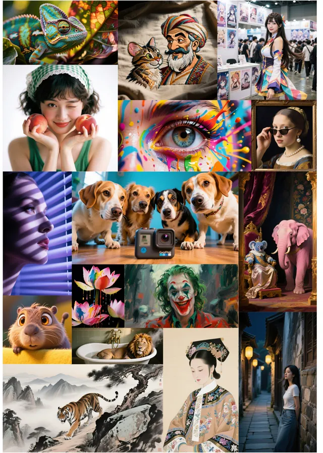 Intelligent extension that enhances details while maintaining text clarity and visual harmony. The model understands both textual and visual context for seamless expansion.