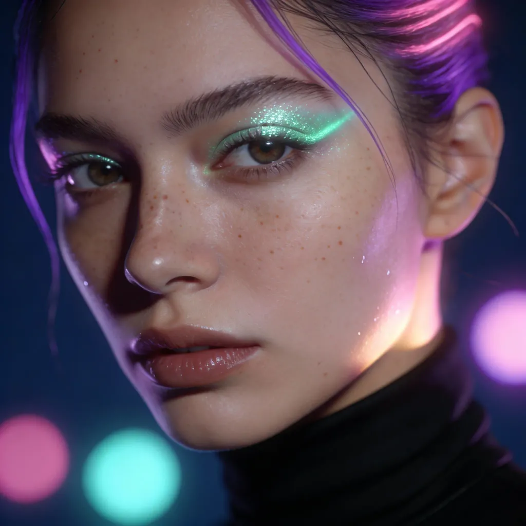 Text‑to‑Image — Photorealistic female portrait