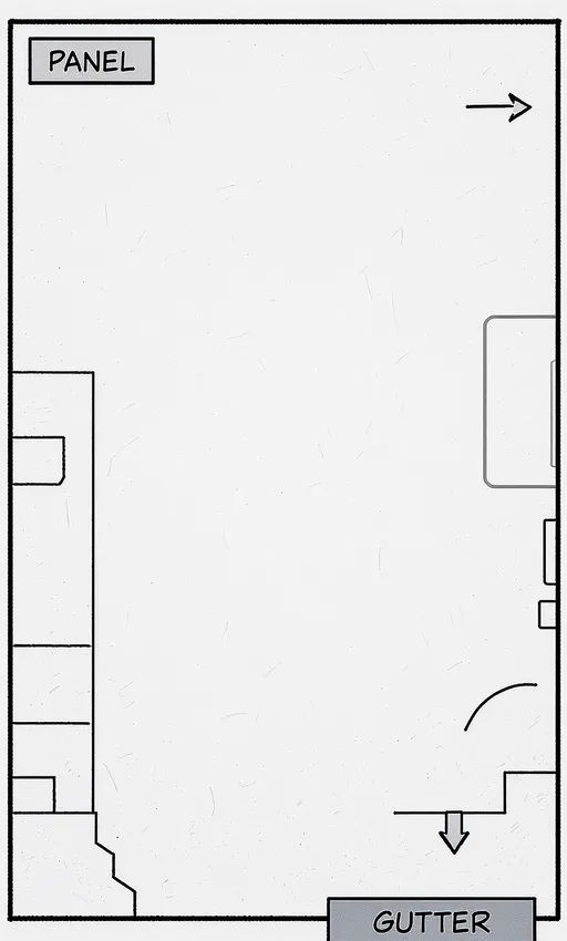 Panels, gutters, and eye-flow guide reading.