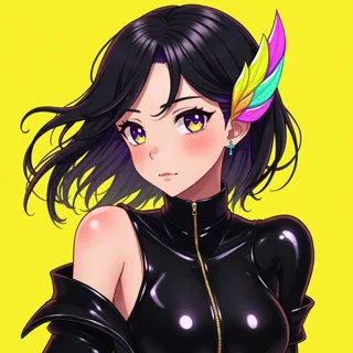 Striking manga , elegant, semi-realistic anime style. High-fashion, futuristic aesthetic.Explore semi-realistic anime styles.Famous manga cover designs. More vivid descriptions