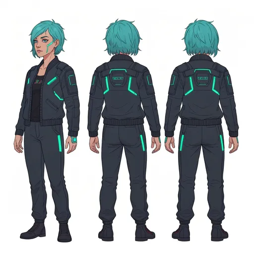 Cyberpunk hacker character sheet