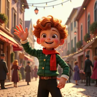 3D animated style reminiscent of Pixar or Disney films.