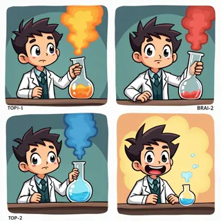 Experimental Comic illustration