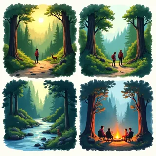 Wide anime-style watercolor, 