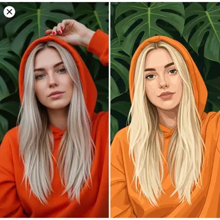 clean vector/illustrative digital painting interpretation