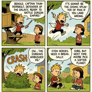 cartoonish line art, American illustration style,comic strip