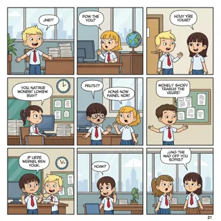 Humorous Cartoon-Style Comic Art Guide