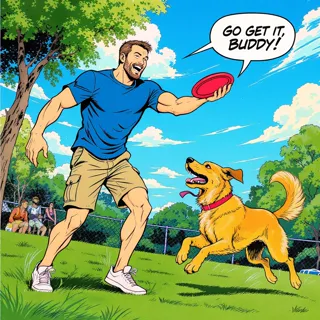 American comic book style, bold colors, strong outlines, superhero comic art, dynamic poses