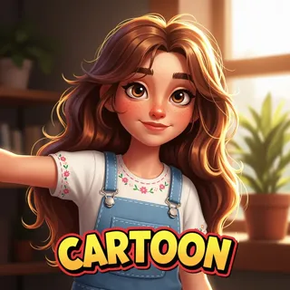 stylized cartoon style