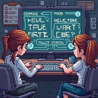 Pixel Art Comic | Coding Academy Comics | Retro Education