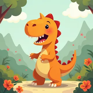 Dinosaur Storybook 🦖| Cute, Interactive Dinosaur Characters | Digital Art