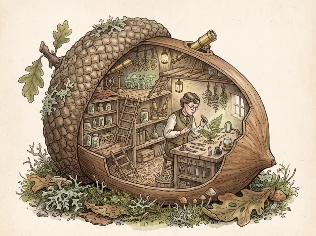 A highly detailed and descriptive illustration