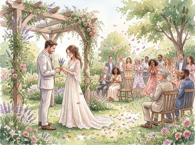 A Joyful Garden Wedding Celebration
