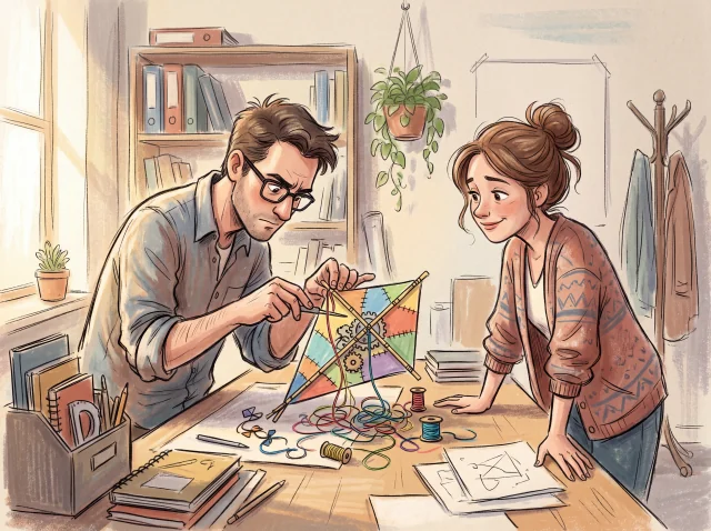Animated Office Chat: A Whimsical Workplace Tale